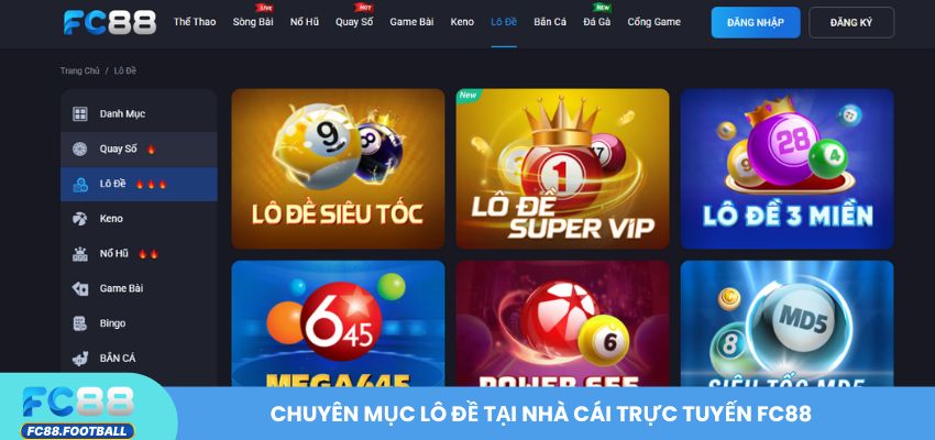 Chuyên mục Lô đề tại nhà cái trực tuyến FC88